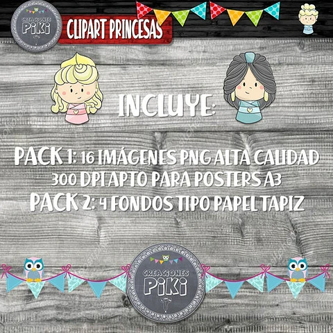 Pack Imágenes Hd Clipart Cuentos Tiernas Princesas Caperuza
