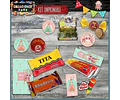 Kit Imprimible Candy Bar Atrapa Sueños Bautismo Completo