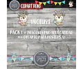 Pack Imágenes Hd Clipart Tierno Invierno Reno Bebe Caperuza