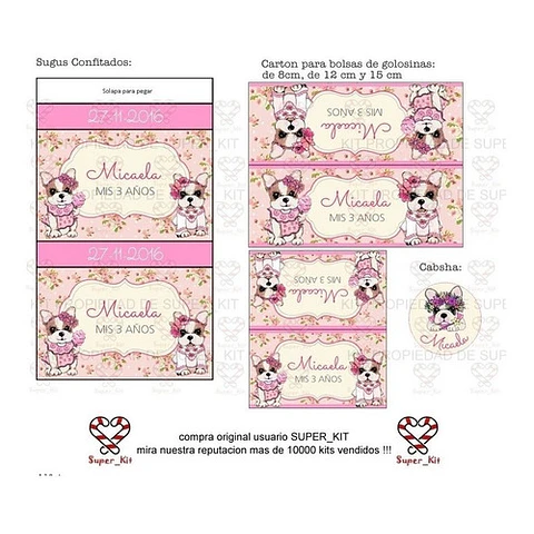 Kit Imprimible Simones Editable