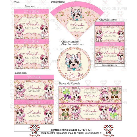 Kit Imprimible Simones Editable