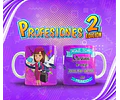 Plantillas Sublimación Tazas - Profesiones Versión 2