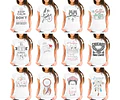 160 Diseños Vectores De Remeras Dama Sublimación Serigrafía 