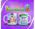 Plantillas Sublimación Tazas - Profesiones Versión 2