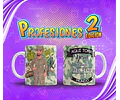 Plantillas Sublimación Tazas - Profesiones Versión 2