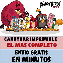 Kit Imprimible Candy Bar Angry Birds Movie El Mas Completo