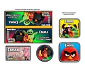 Kit Imprimible Candy Bar Angry Birds Movie El Mas Completo