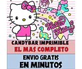 Kit Imprimible Candy Bar Hello Kitty El Mas Completo