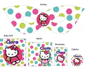 Kit Imprimible Candy Bar Hello Kitty El Mas Completo