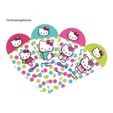 Kit Imprimible Candy Bar Hello Kitty El Mas Completo