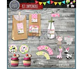 Kit Imprimible Candy Bar Animales Jungla Selva Nenas Full