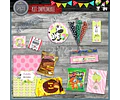 Kit Imprimible Candy Bar Animales Jungla Selva Nenas Full
