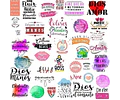 + 10000 Vectores Frases Para Sublimación , Vinilo , Etc.