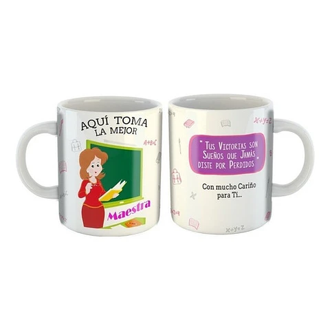+ De 60 Plantillas Sublimación Tazas - Día Del Maestro