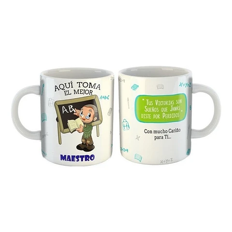 + De 60 Plantillas Sublimación Tazas - Día Del Maestro