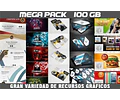Oferta 2 Mega Combos De Recursos Gráficos Para Diseñadores 