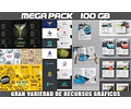 Oferta 2 Mega Combos De Recursos Gráficos Para Diseñadores 