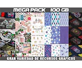 Oferta 2 Mega Combos De Recursos Gráficos Para Diseñadores 