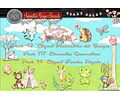 Pack Imágenes Clipart Animales Animalitos Bosque Acuarela