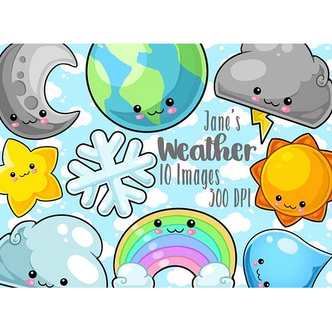 Cliparts Imagenes Png Clima Tiempo Sol Arco Iris Nubes Jk80