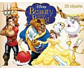Kit Imprimible La Bella Y La Bestia 4 - 30 Clipart