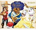 Kit Imprimible La Bella Y La Bestia 4 - 30 Clipart