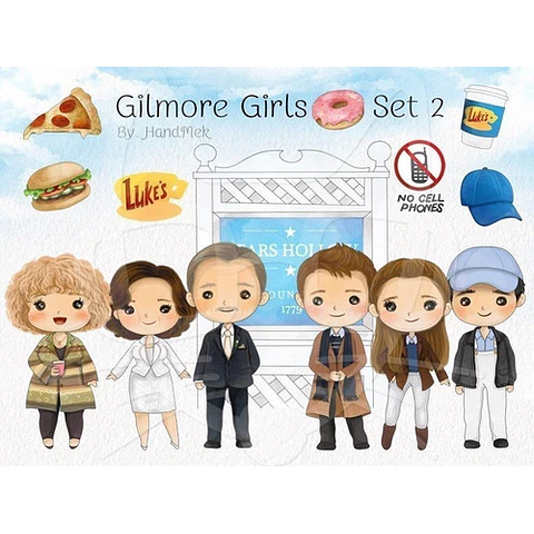 Cliparts Imagenes Png Las Chicas Gilmore H2