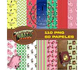 Kit Digital Gravity Falls Clipart Png + Papeles Digitales
