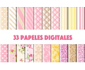 Kit Osita Princesa Corona Cliparts Png + Papeles Fondos