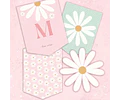 Kit Imprimible Margaritas Rosadas Editable en Pdf