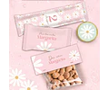 Kit Imprimible Margaritas Rosadas Editable en Pdf
