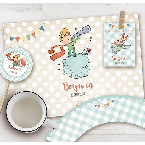 Kit Imprimible El Principito Texto Editable en PDF