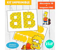 Kit Imprimible Letras 3d Los Simpson Editables
