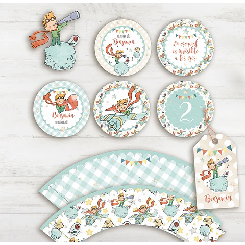 Kit Imprimible El Principito Texto Editable en PDF