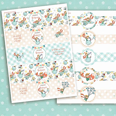 Kit Imprimible El Principito Texto Editable en PDF