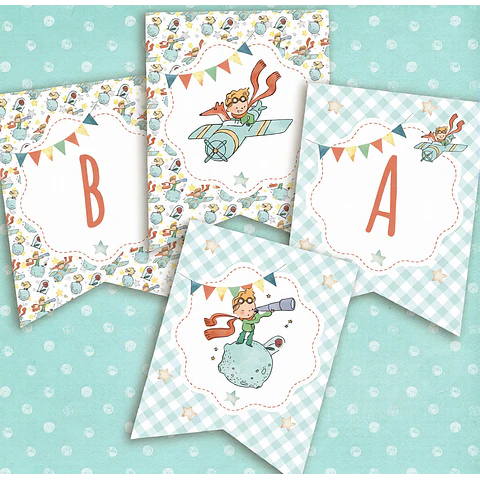 Kit Imprimible El Principito Texto Editable en PDF