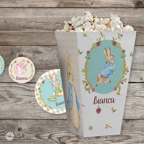 Kit Imprimible Conejo Peter Rabbit Tukit
