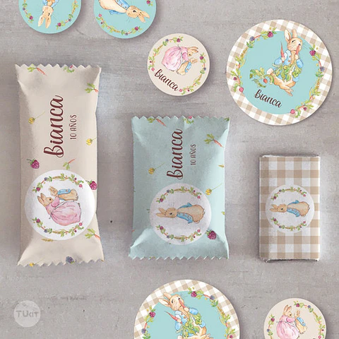 Kit Imprimible Conejo Peter Rabbit Tukit