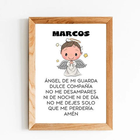 Láminas Imprimibles Ángel De La Guarda + Láminas Editables