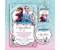 Kit Imprimible Frozen, Anna Y Elsa, Frozen 2, Editable Pdf Cumpleaños
