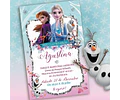 Kit Imprimible Frozen, Anna Y Elsa, Frozen 2, Editable Pdf Cumpleaños