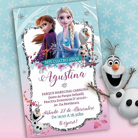 Kit Imprimible Frozen, Anna Y Elsa, Frozen 2, Editable Pdf Cumpleaños