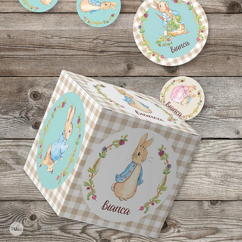 Kit Imprimible Conejo Peter Rabbit Tukit