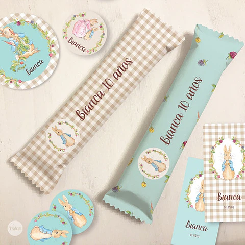 Kit Imprimible Conejo Peter Rabbit Tukit
