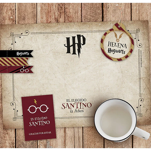 Kit Imprimible Harry Potter Editable con Pdf Cumpleaños