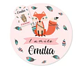 Kit Imprimible Animalitos Del Bosque Tribal Tipi Rosa Tukit
