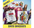 Diseños Plantillas Tazas The Big Bang Theory Sublimación