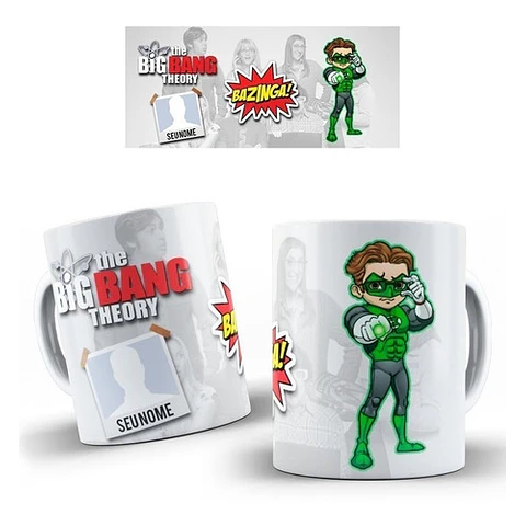 Diseños Plantillas Tazas The Big Bang Theory Sublimación