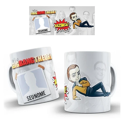 Diseños Plantillas Tazas The Big Bang Theory Sublimación