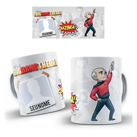 Diseños Plantillas Tazas The Big Bang Theory Sublimación